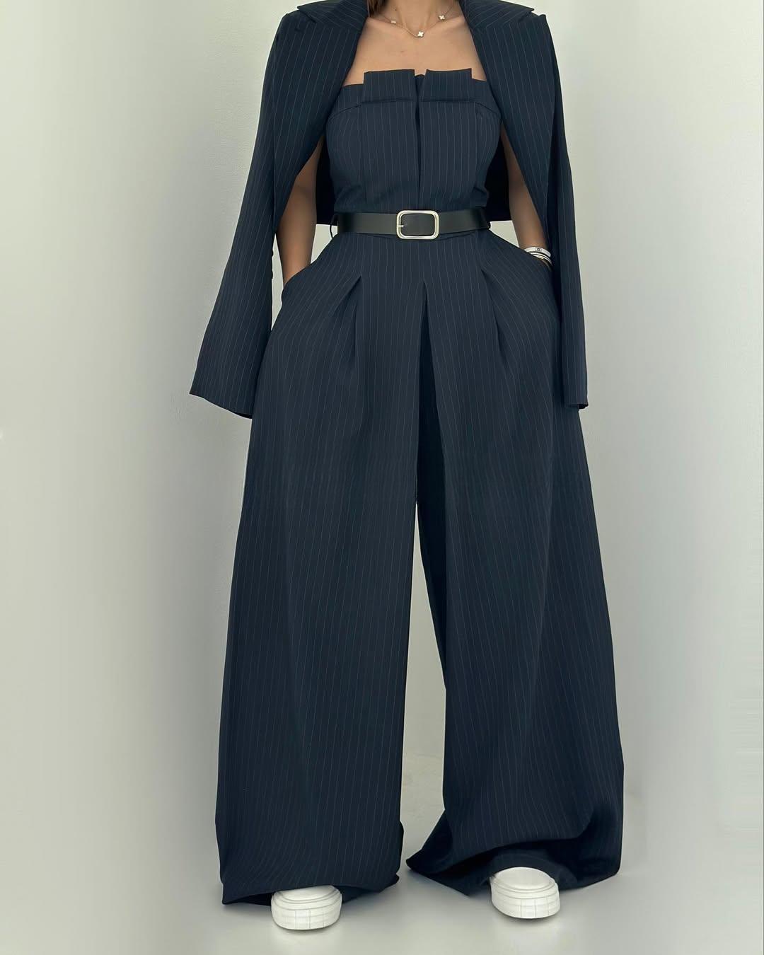 Harper and Miles™ - Women's Bustier Set + Jacket – Elegant & Trendy Style