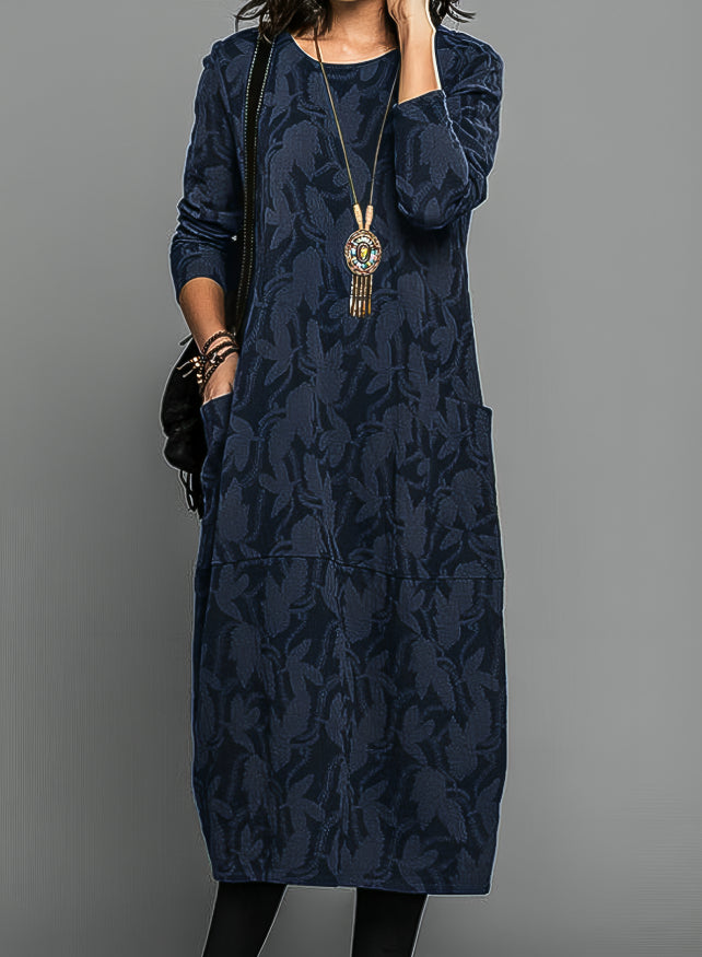 Madeleine | Warm winter dress with elegant cut
