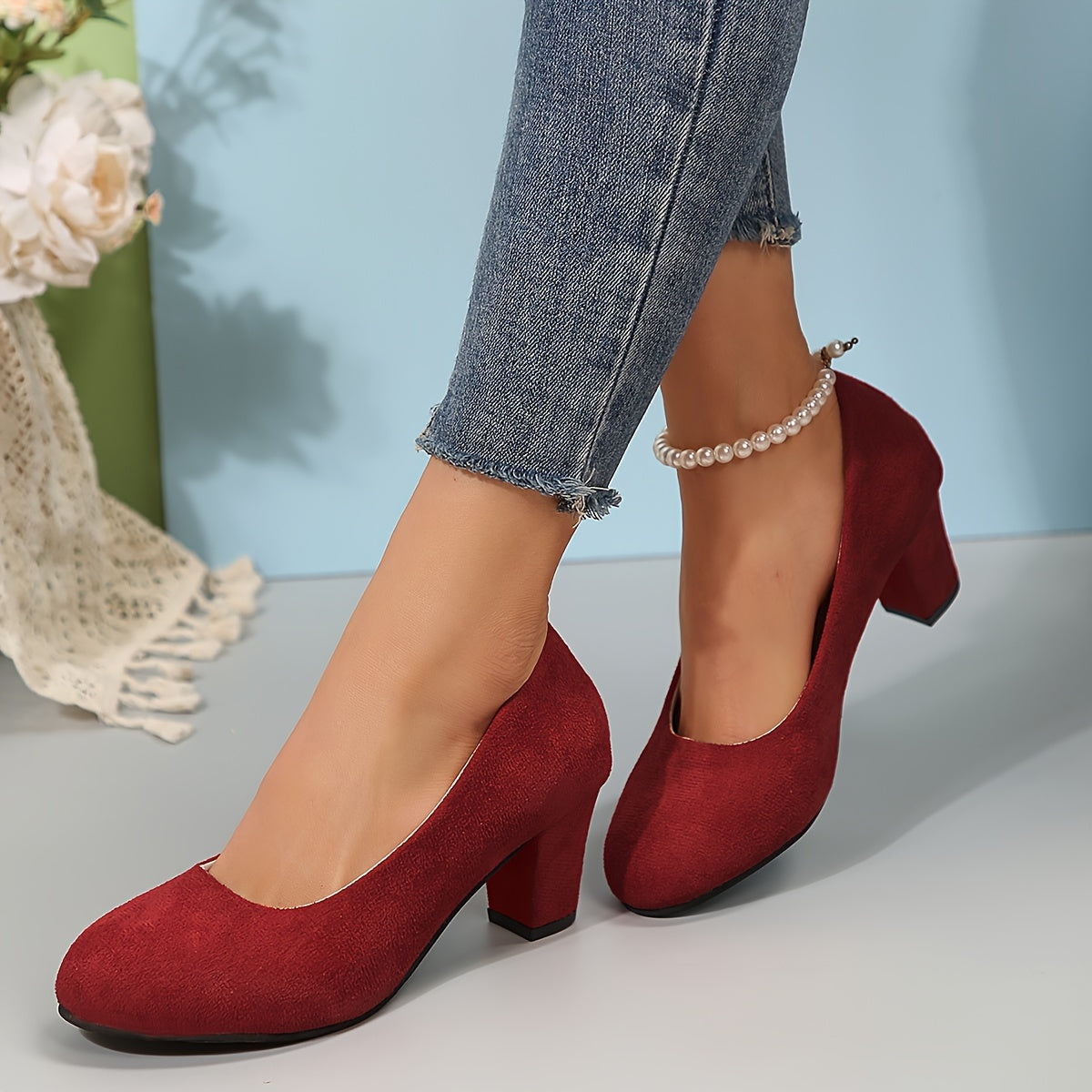 Laure™ – Wide Toe Pumps with Stable Heel for Pain-Free Comfort