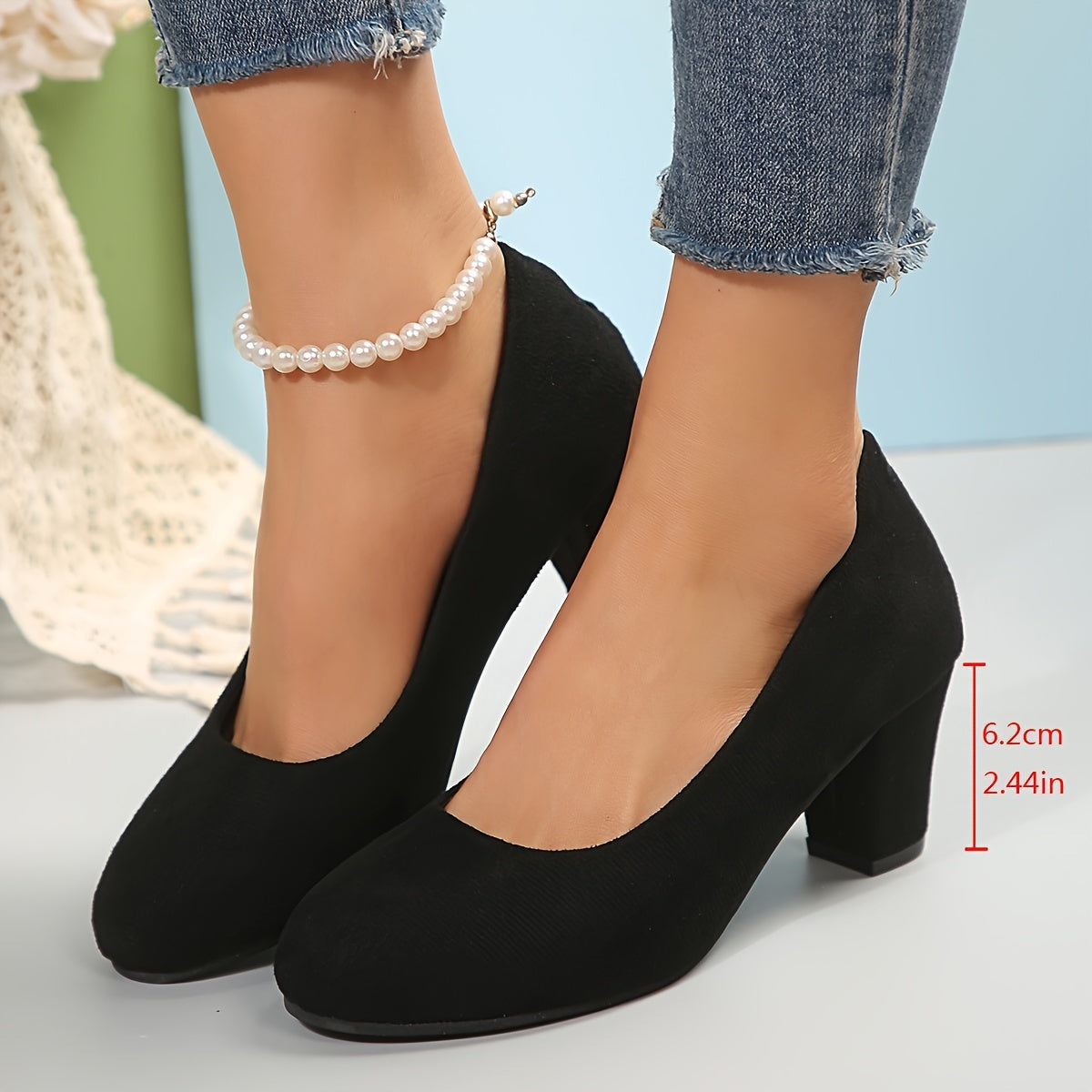 Laure™ – Wide Toe Pumps with Stable Heel for Pain-Free Comfort