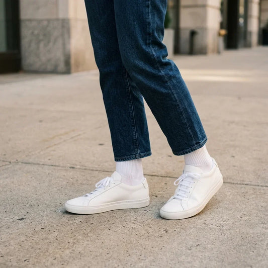 5 Effortless Ways to Style White Sneakers This Season