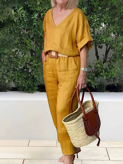 Zoe™ - Chic Top and Pants Set