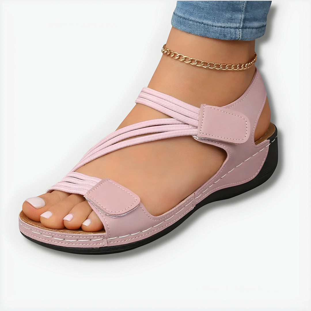 Women's Strappy Platform Sandals with Slip Resistant and Cushioned