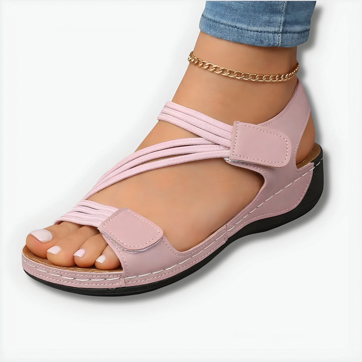 Women's Strappy Platform Sandals with Slip Resistant and Cushioned