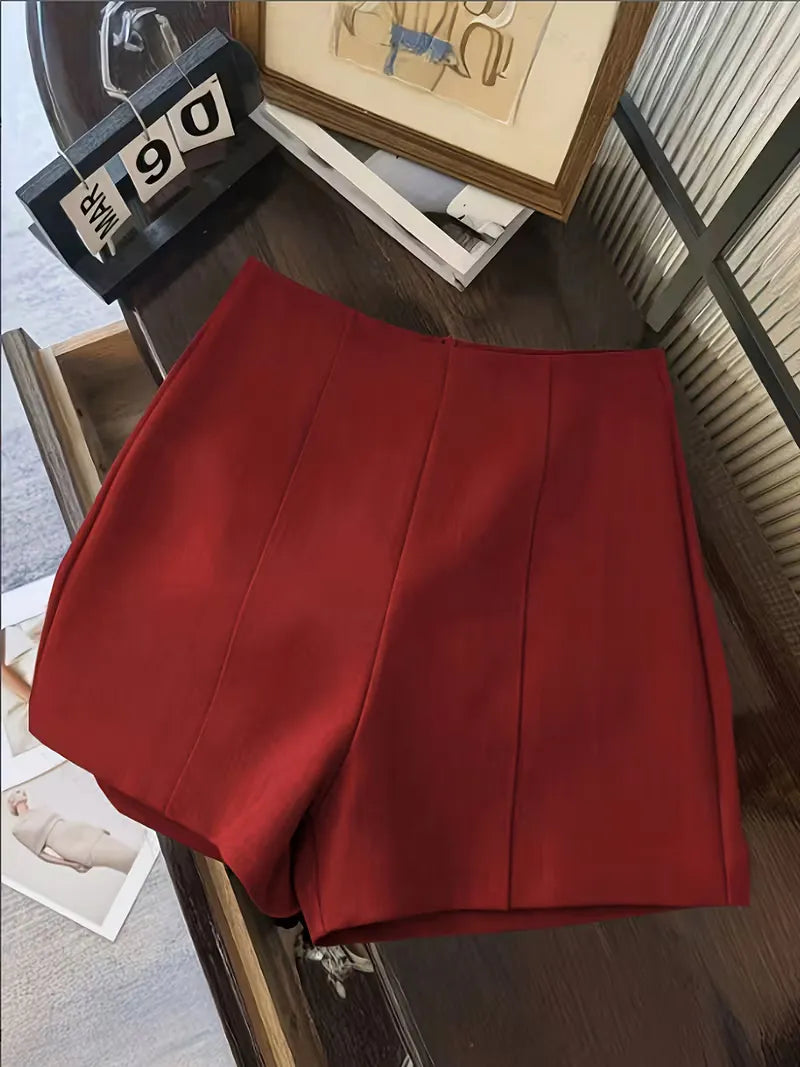 Women's Work Casual Shorts with High Waisted