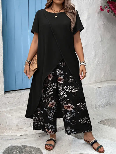 Harper™ - Elegant Floral Print Set