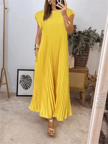 Zoe™ - Pleated Elegant Dress