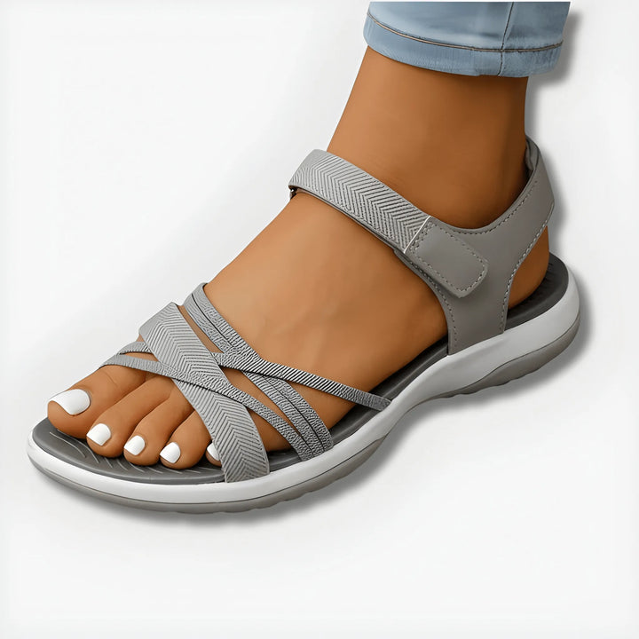 Women's Comfortable Strappy Sandals with Arch Support and Cushioned Insole