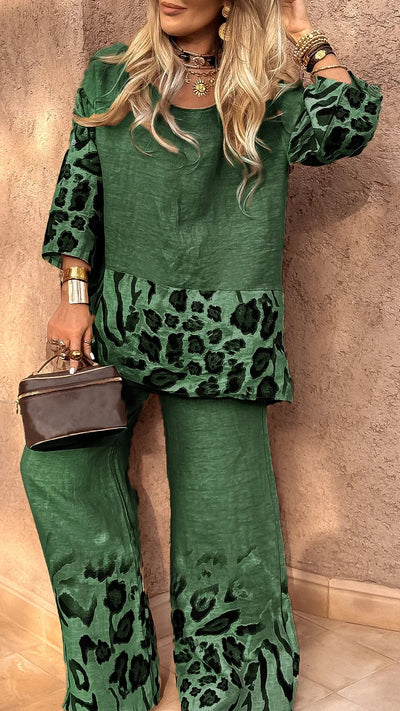 Scarlett™ - Stylish Leopard Print Set
