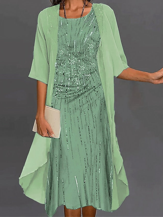 Aubrey™ - Elegant Sequins Dress