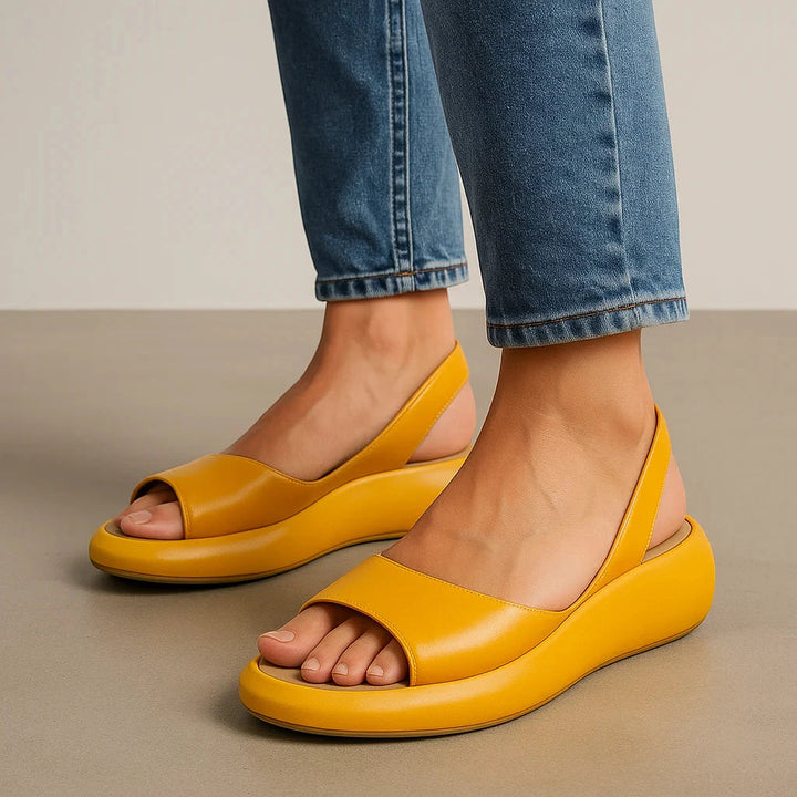 Women's Platform Casual Sandals with Cushioned and Slip Resistant