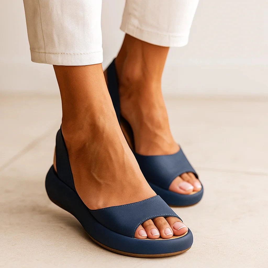 Women's Platform Casual Sandals with Cushioned and Slip Resistant