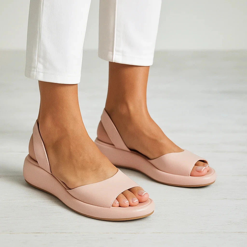 Women's Platform Casual Sandals with Cushioned and Slip Resistant