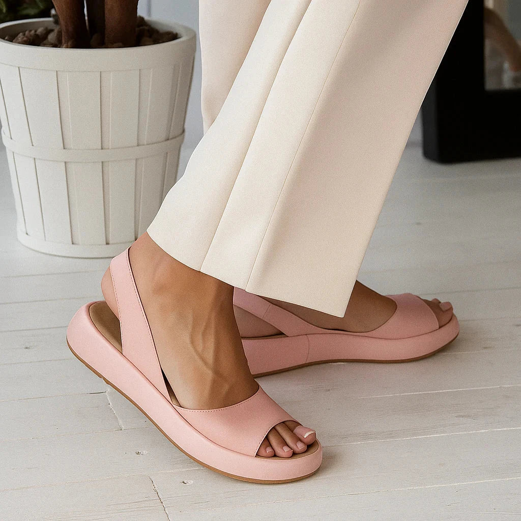 Women's Platform Casual Sandals with Cushioned and Slip Resistant