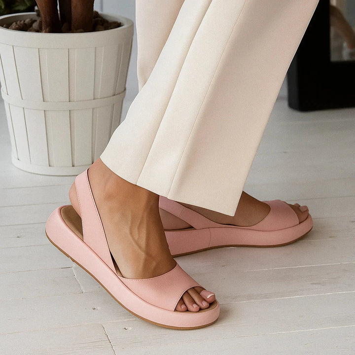 Women's Platform Casual Sandals with Cushioned and Slip Resistant