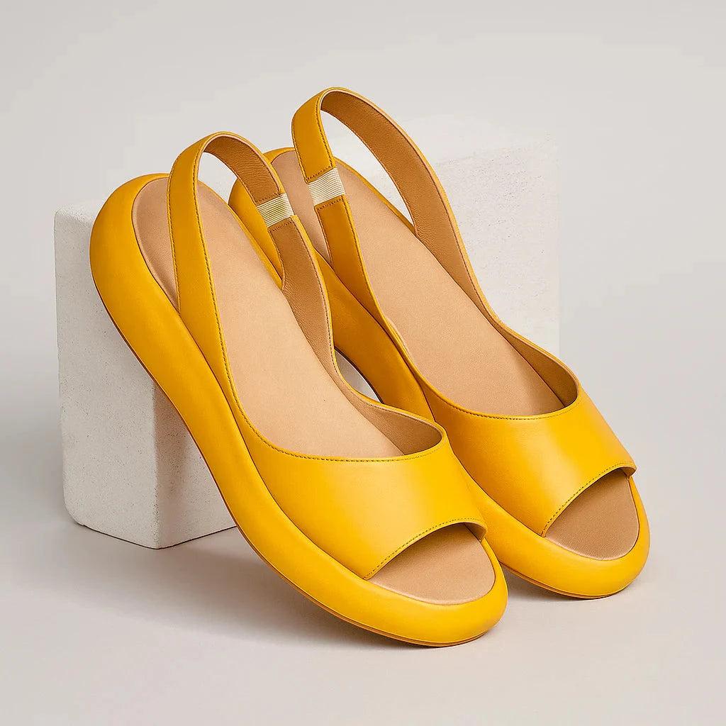 Women's Platform Casual Sandals with Cushioned and Slip Resistant