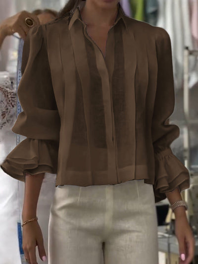 Verena – Lumière Lapel Blouse