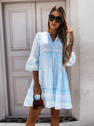 Amelia™ - Short Bohemian Dress