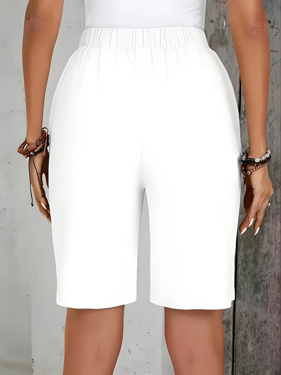 Women's Chino Shorts with High Waisted