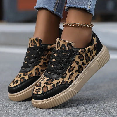 Aubrey™ - Breathable Leopard Print Sneakers