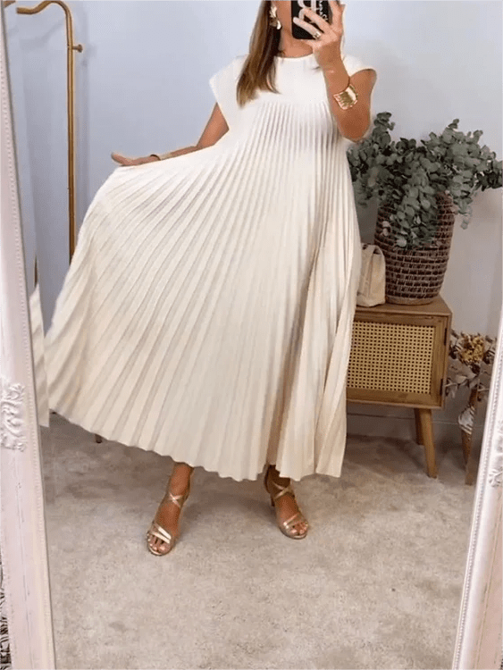 Zoe™ - Pleated Elegant Dress