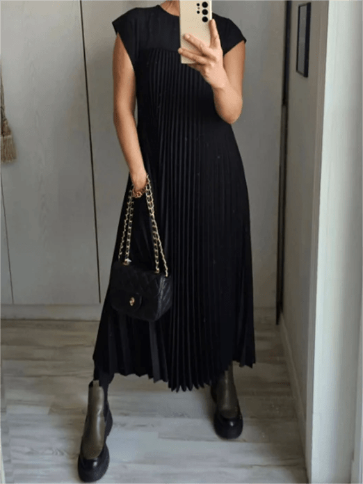 Zoe™ - Pleated Elegant Dress