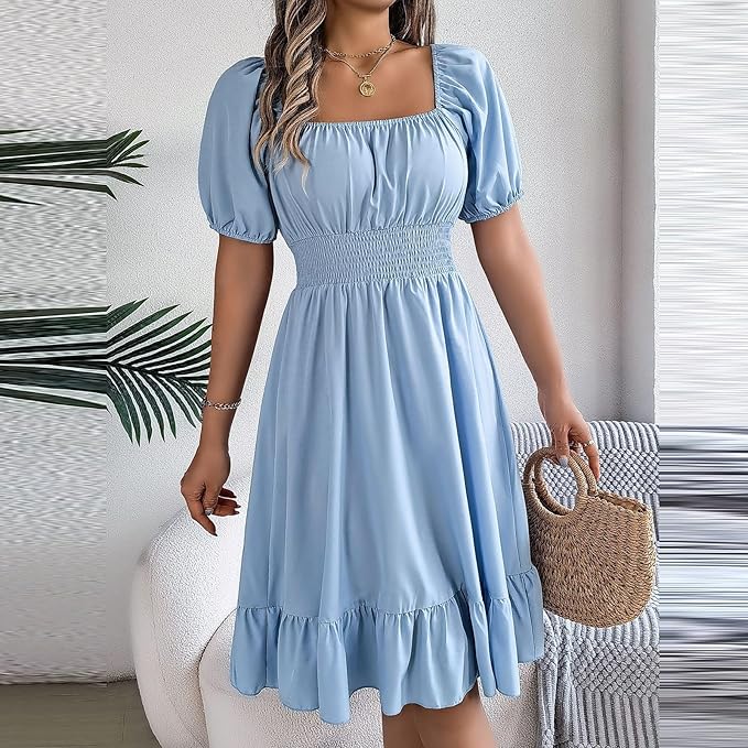Amelia™ - Elegant Tummy Coverage Dress