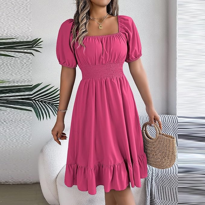 Amelia™ - Elegant Tummy Coverage Dress