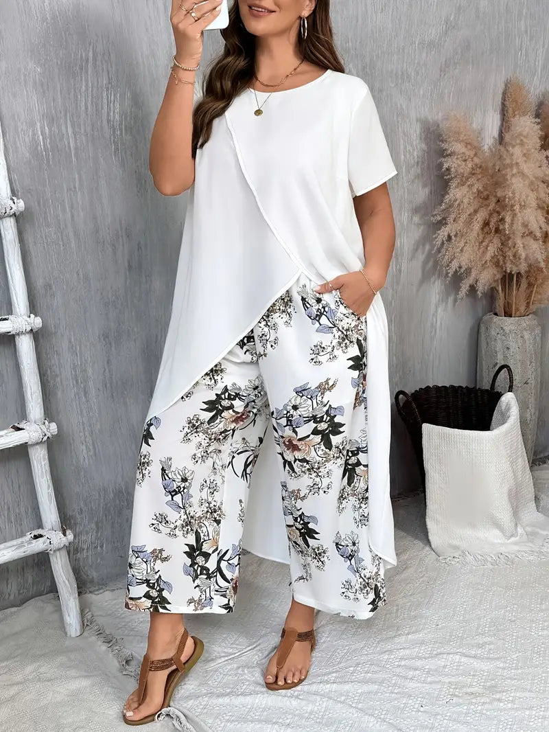Harper™ - Elegant Floral Print Set