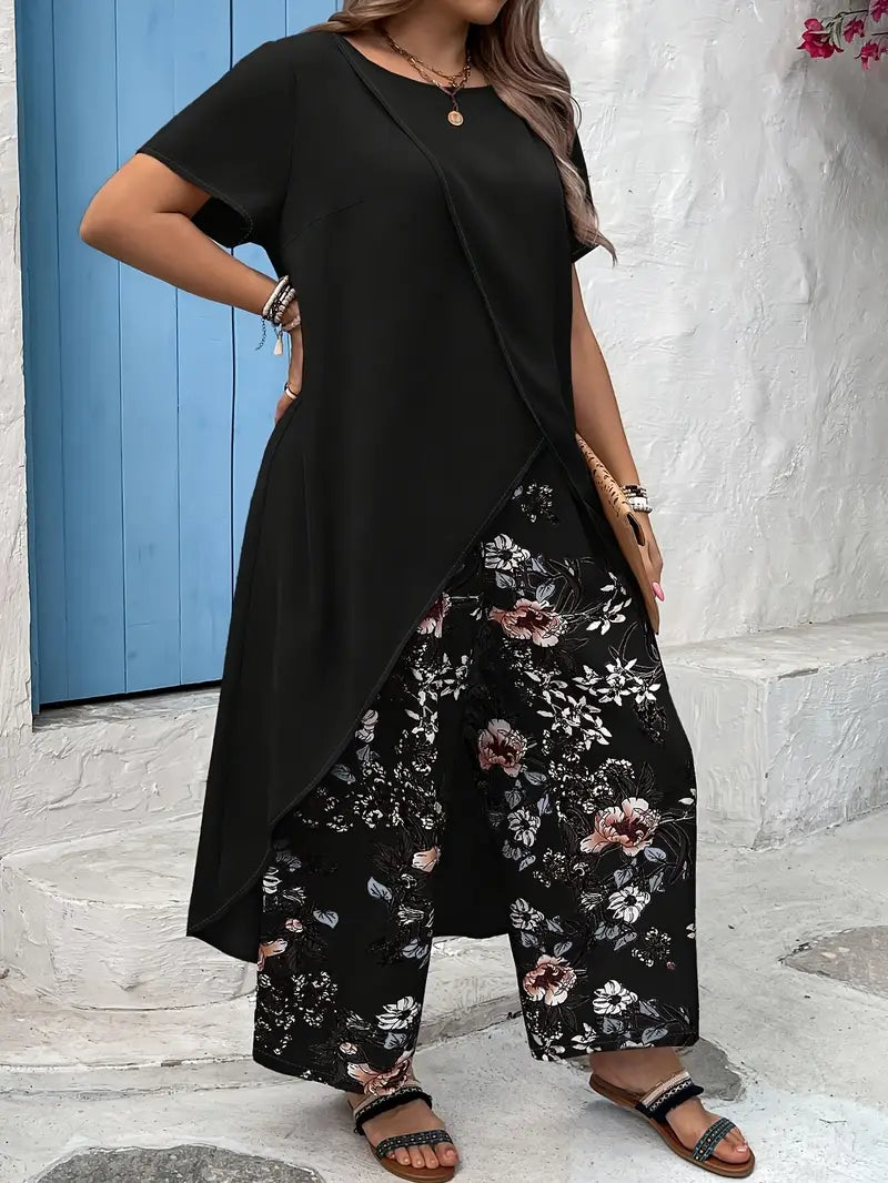 Harper™ - Elegant Floral Print Set
