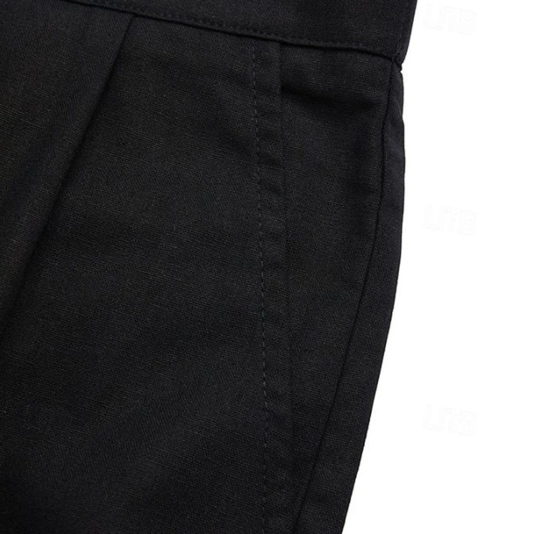 Men's Long Casual Shorts with Belt Loops