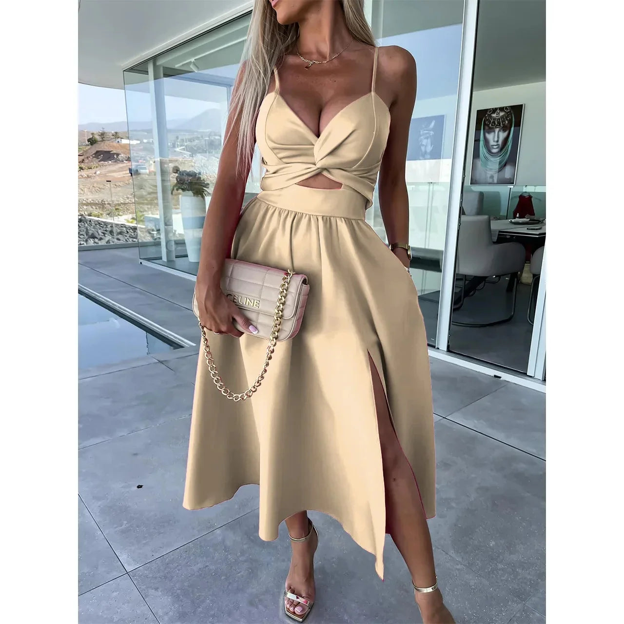 Avery™ - Stylish Midi Dress