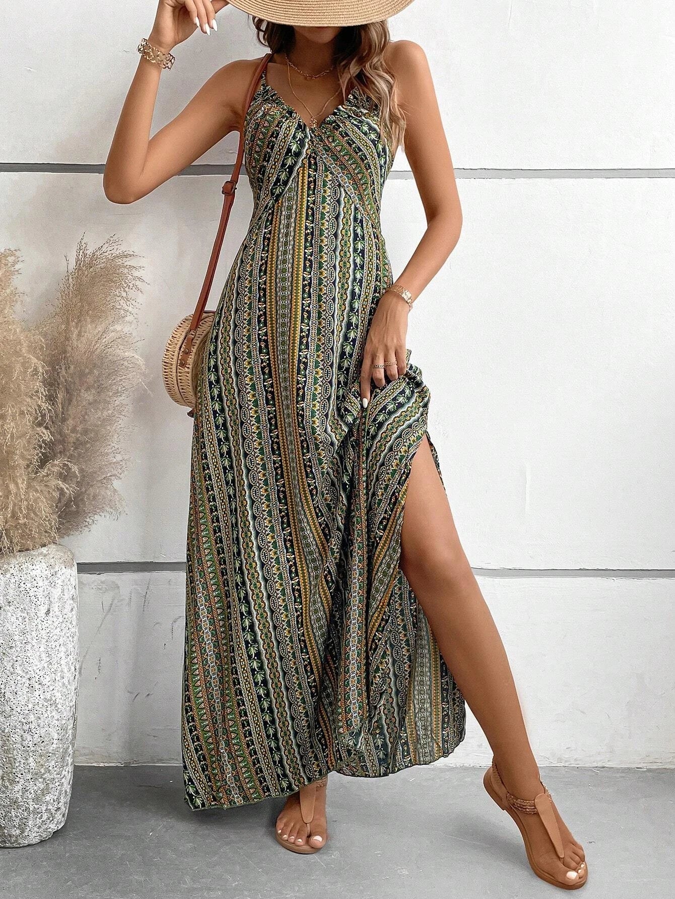 Hannah™ - Ethnic Backless Dress