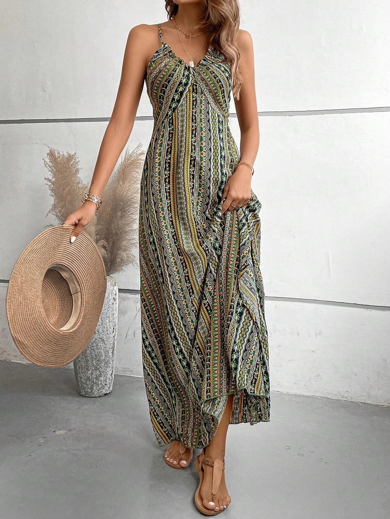 Hannah™ - Ethnic Backless Dress
