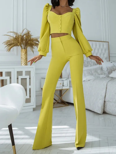Scarlett™ - Chic Top and Pants Set