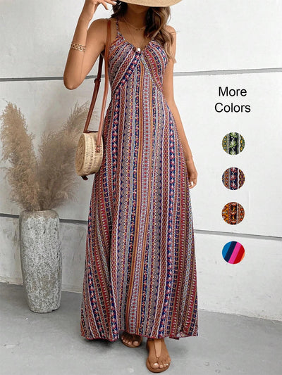 Hannah™ - Ethnic Backless Dress