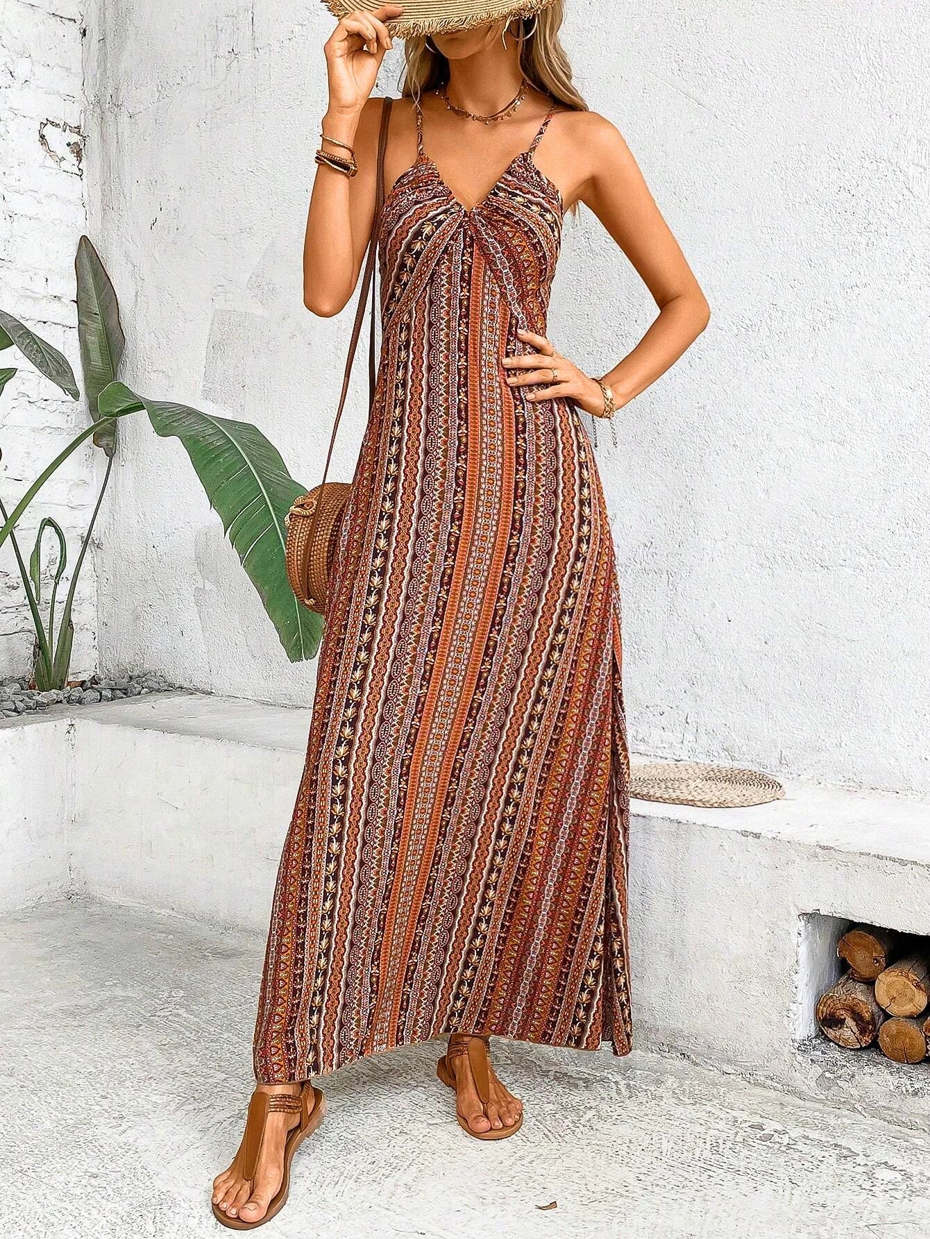 Hannah™ - Ethnic Backless Dress