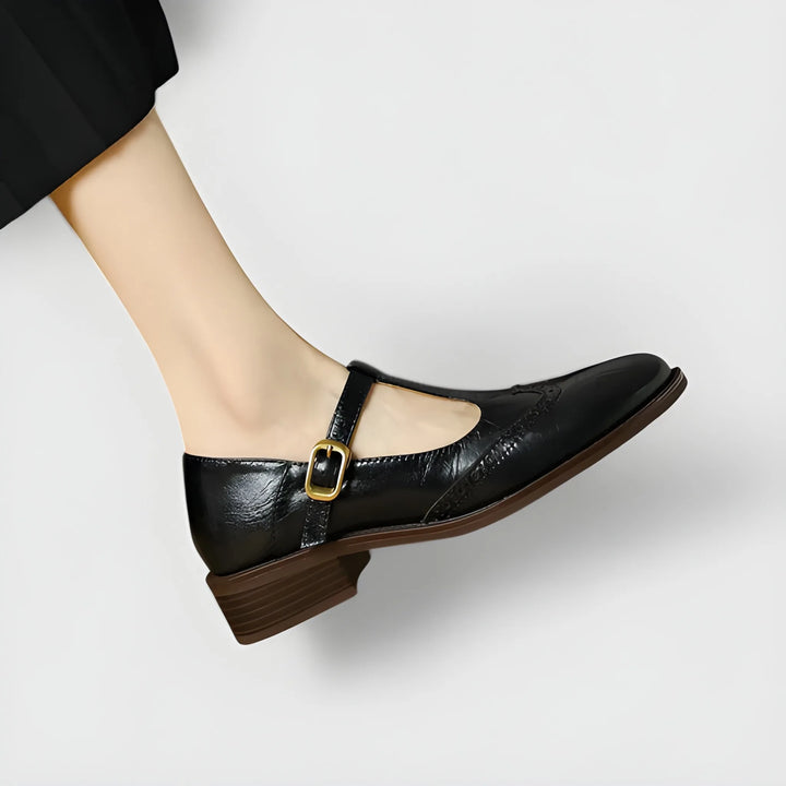 Women's Comfortable Mary Jane Shoes with Cushioning and Slip Resistant Sole