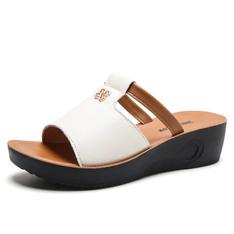 Charlotte™ - Retro Wedge Sandals
