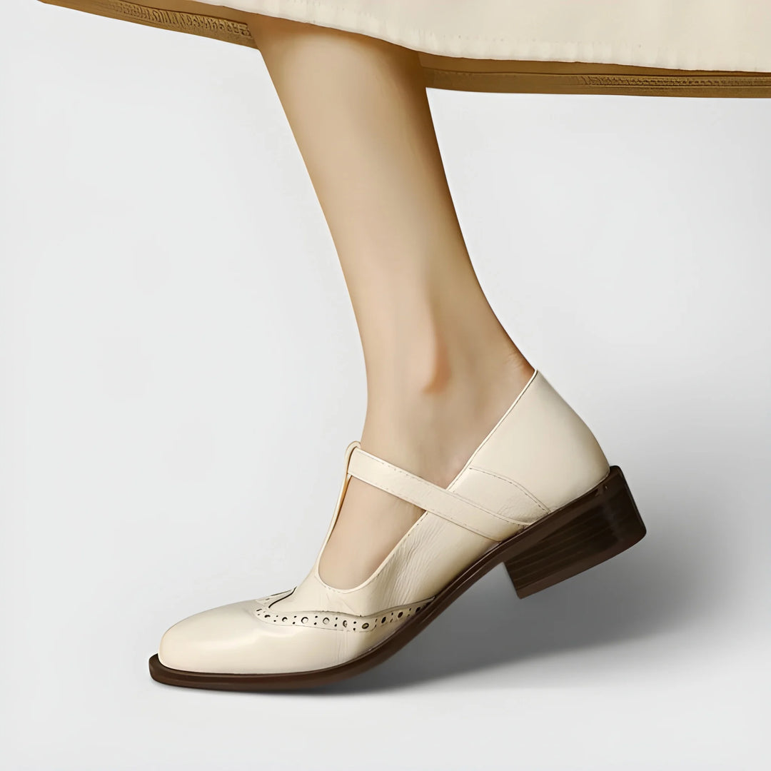 Women's Comfortable Mary Jane Shoes with Cushioning and Slip Resistant Sole