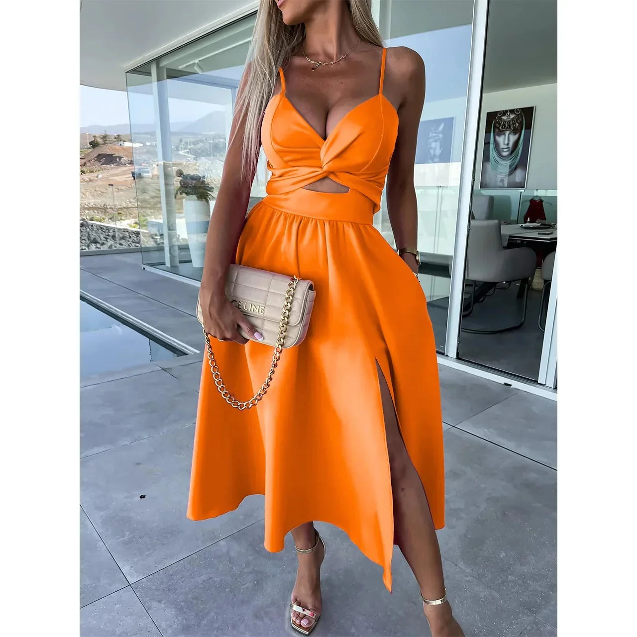Avery™ - Stylish Midi Dress