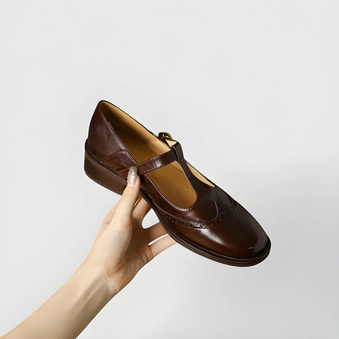Women's Comfortable Mary Jane Shoes with Cushioning and Slip Resistant Sole