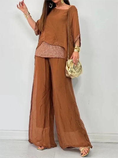 Riley™ - Stylish Sequin Casual Set