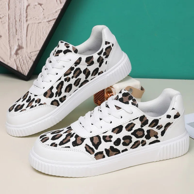 Aubrey™ - Breathable Leopard Print Sneakers