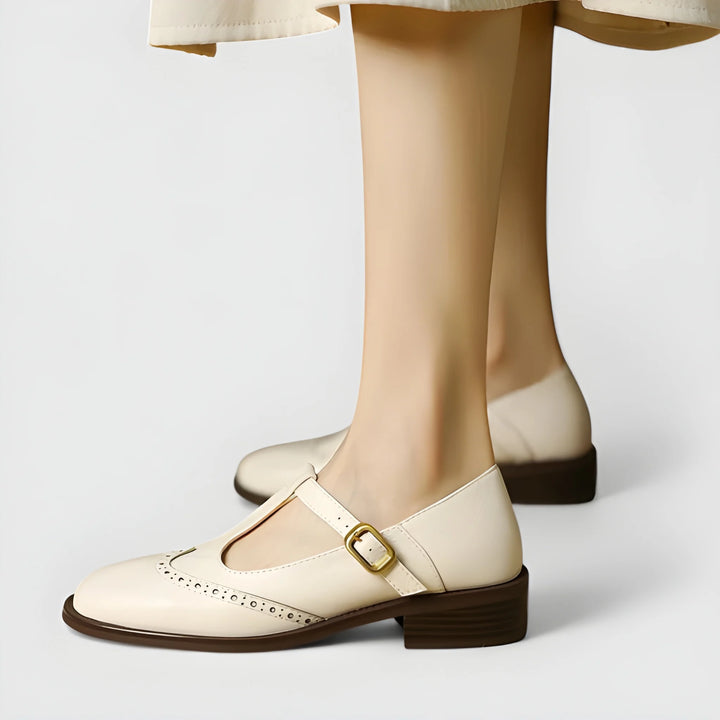 Women's Comfortable Mary Jane Shoes with Cushioning and Slip Resistant Sole