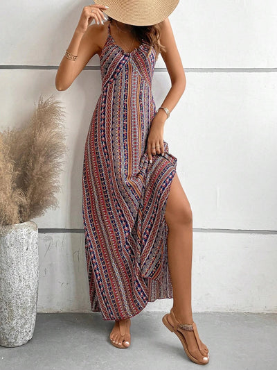 Hannah™ - Ethnic Backless Dress