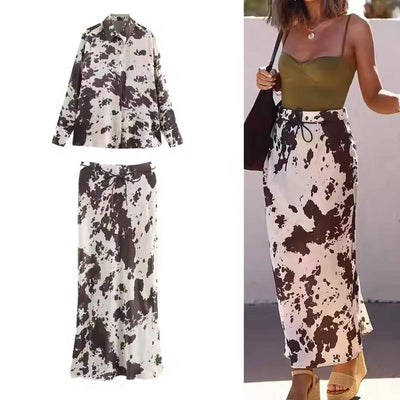 Aubrey™ - Stylish Skirt Jacket Set