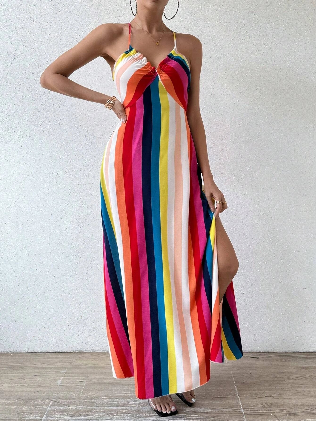 Hannah™ - Ethnic Backless Dress