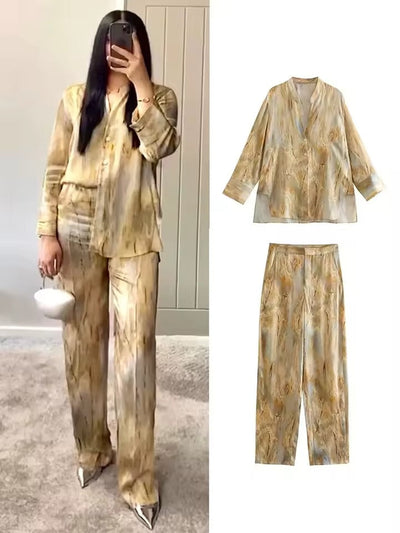 Victoria™ - Modern Shirt and Pants Set