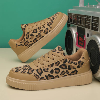 Aubrey™ - Breathable Leopard Print Sneakers
